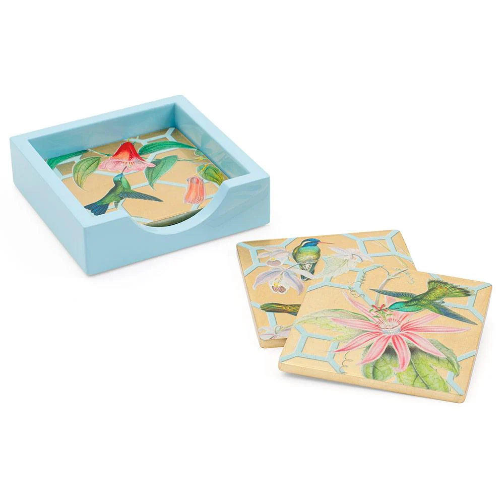 Onderzetter Set Hummingbird Trellis