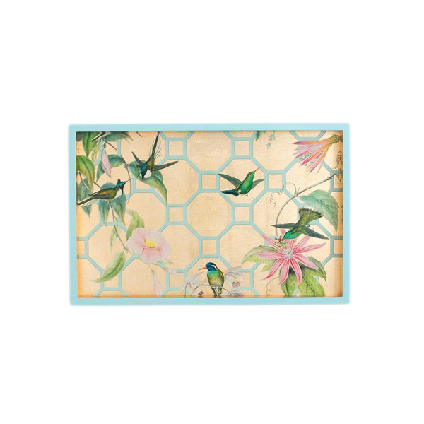 Dienblad Hummingbird Trellis Gold