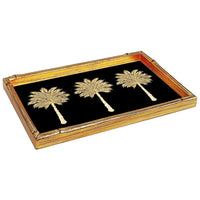 Dienblad Palms Black Bamboo