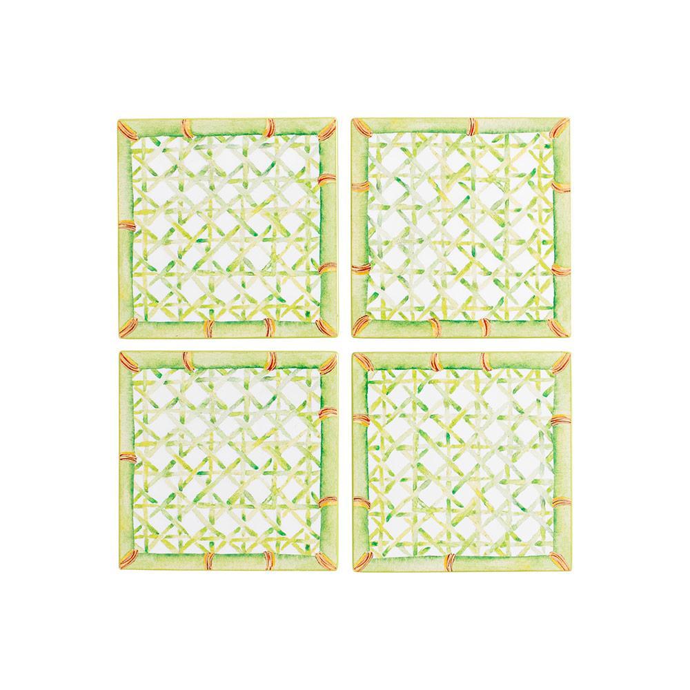 Onderzetter Set Trellis-Green Lacquer