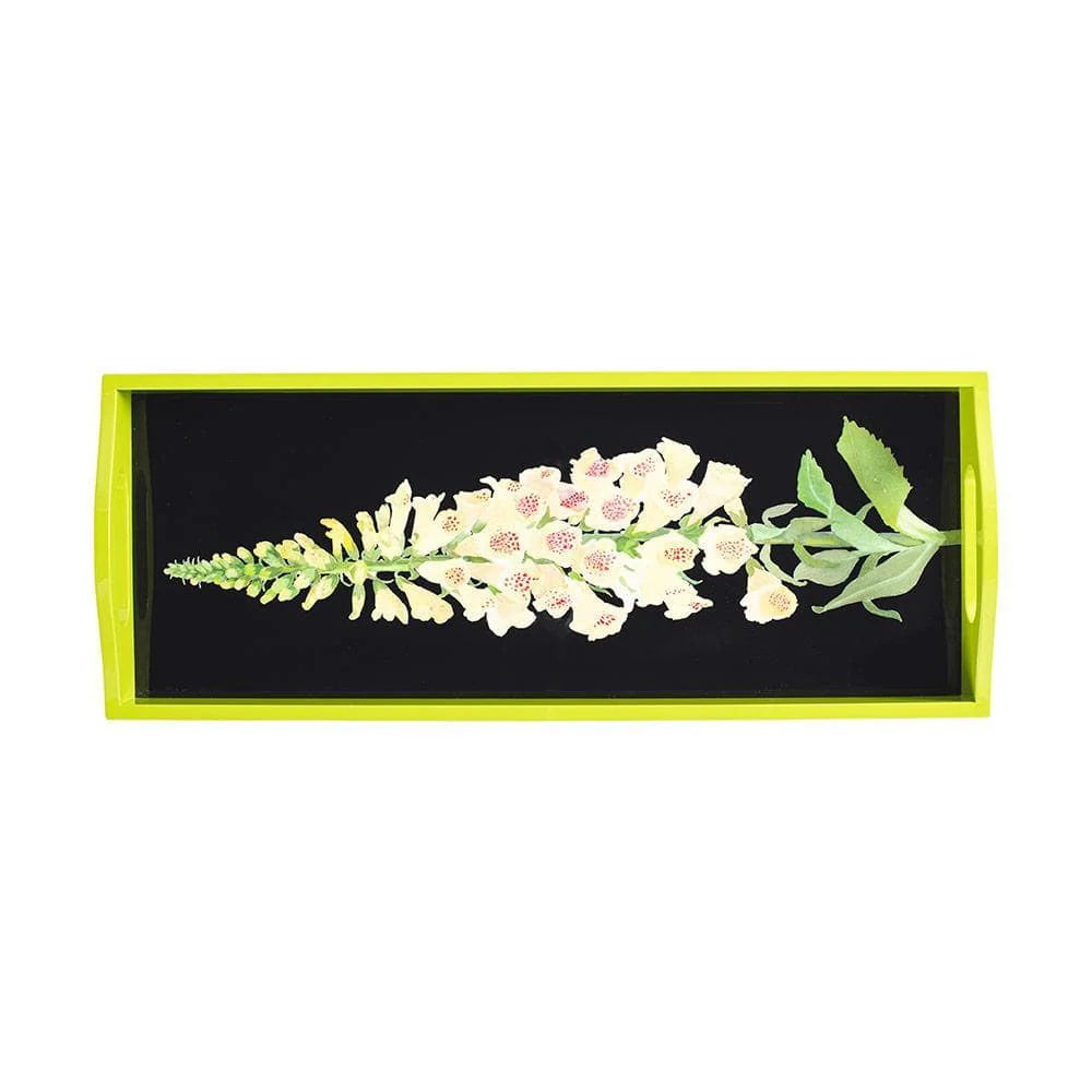 Foxglove Yellow-Black Dienblad