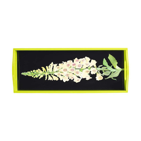 Foxglove Yellow-Black Dienblad