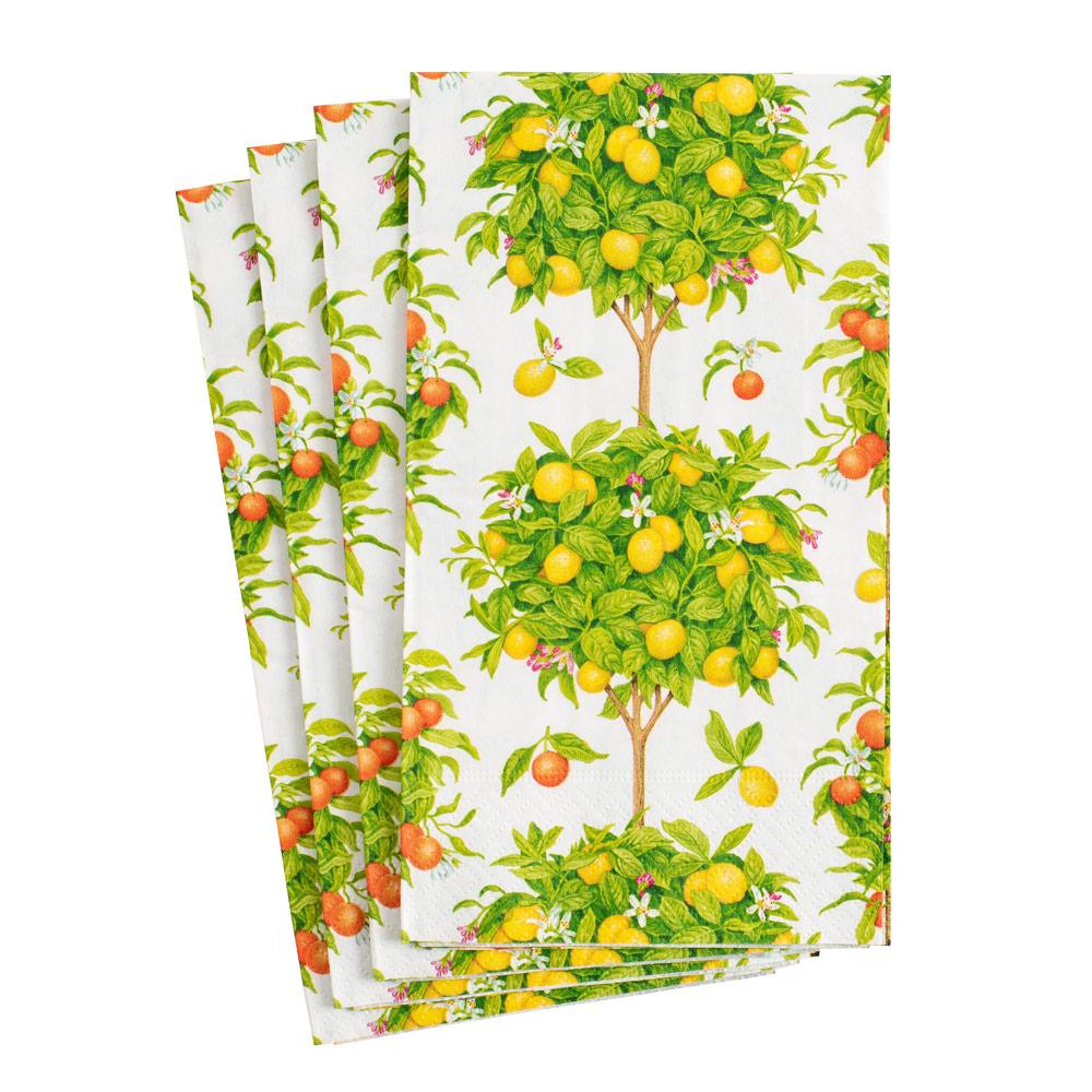 Servetten Citrus Topiaries wit