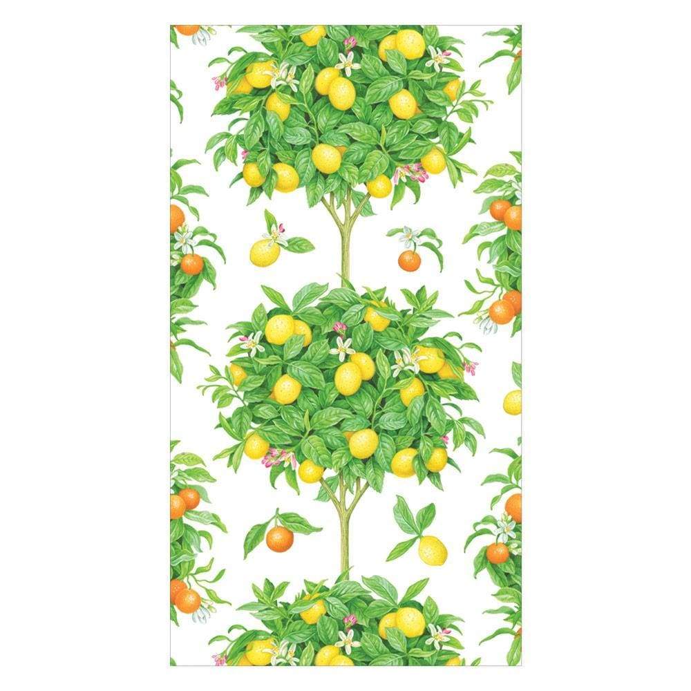 Servetten Citrus Topiaries wit