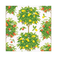 Servetten Citrus Topiaries wit