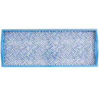 Dienblad Fretwork Blue