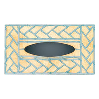Tissuedoos Bamboo Blue Rechthoekig