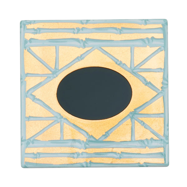 Tissuedoos Bamboo Blue Vierkant