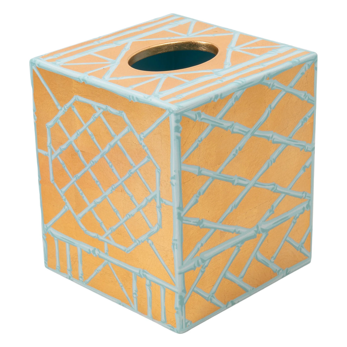 Tissuedoos Bamboo Blue Rechthoekig