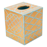 Tissuedoos Bamboo Blue Rechthoekig