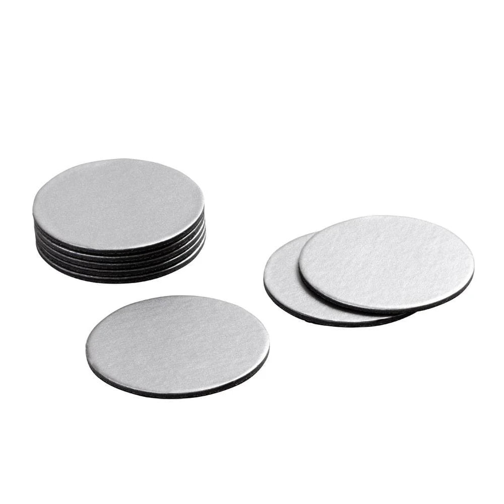 Onderzetter Rond Luster Silver