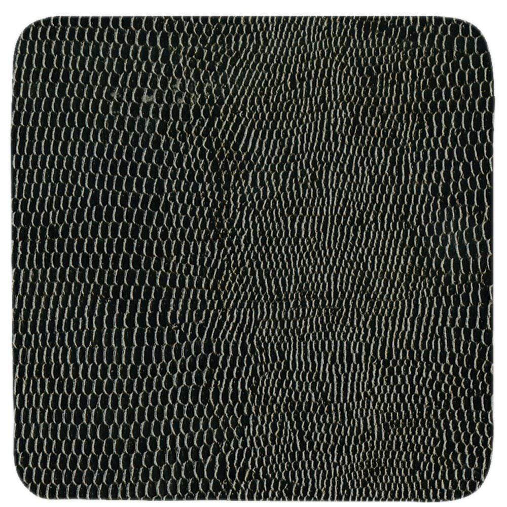 Onderzetter Vierkant Black Lizard