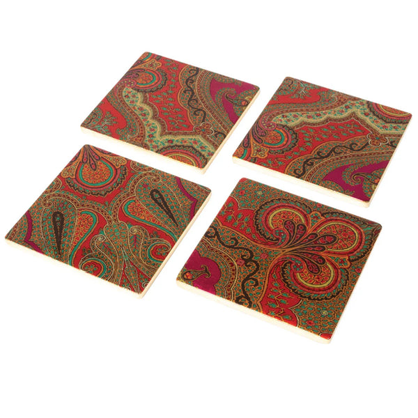 Onderzetter Set Jaipur Fuchsia