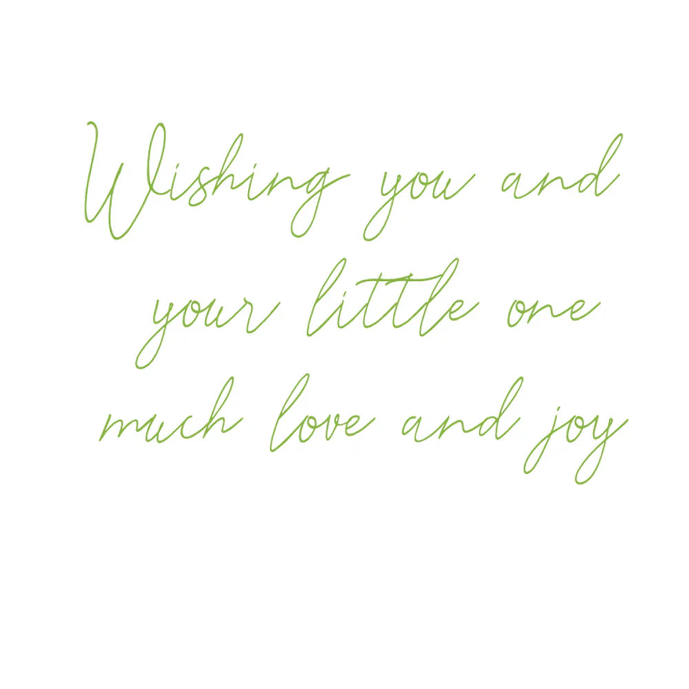 Baby Monkey Blank Die Cut Greeting Card