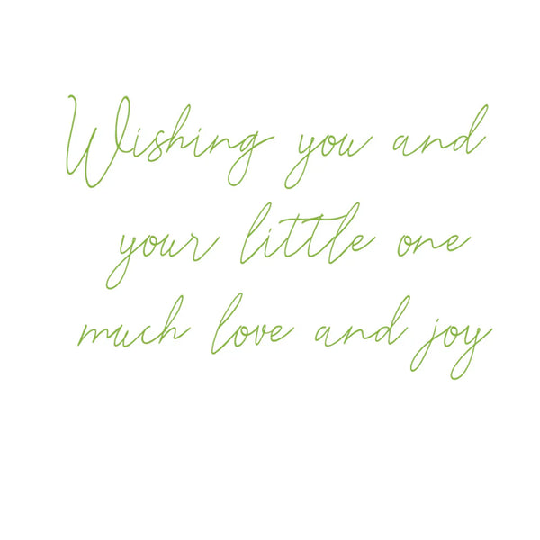 Baby Monkey Blank Die Cut Greeting Card
