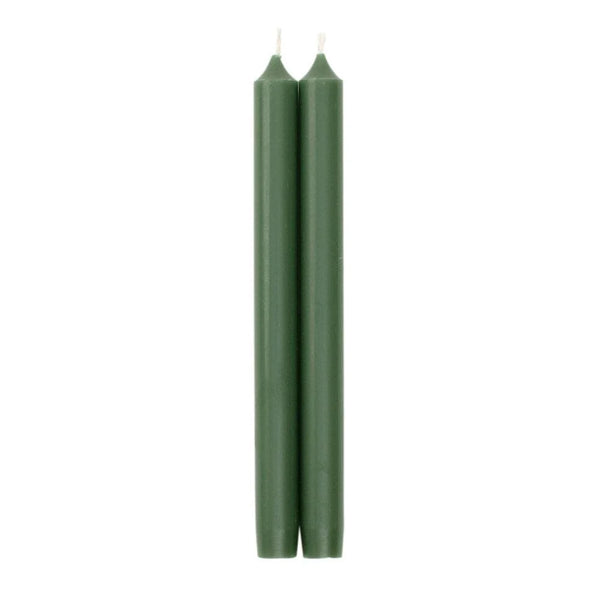 Kroonkaarsen Hunter Green 25cm