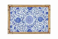 Dienblad Indigo Garden Blue/White