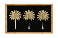 Dienblad Palms Black Bamboo
