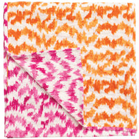 Omkeerbaar katoenen tafelkleed fuchsia/oranje