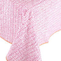 Omkeerbaar katoenen tafelkleed Fuchsia