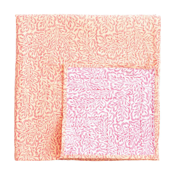 Omkeerbaar katoenen tafelkleed Fuchsia