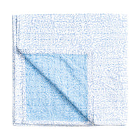 Omkeerbaar katoenen tafelkleed wit blauw