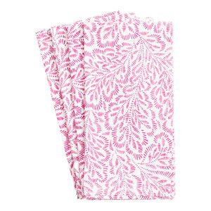 Katoenen servetten roze wit