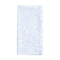 Katoenen servetten wit blauw
