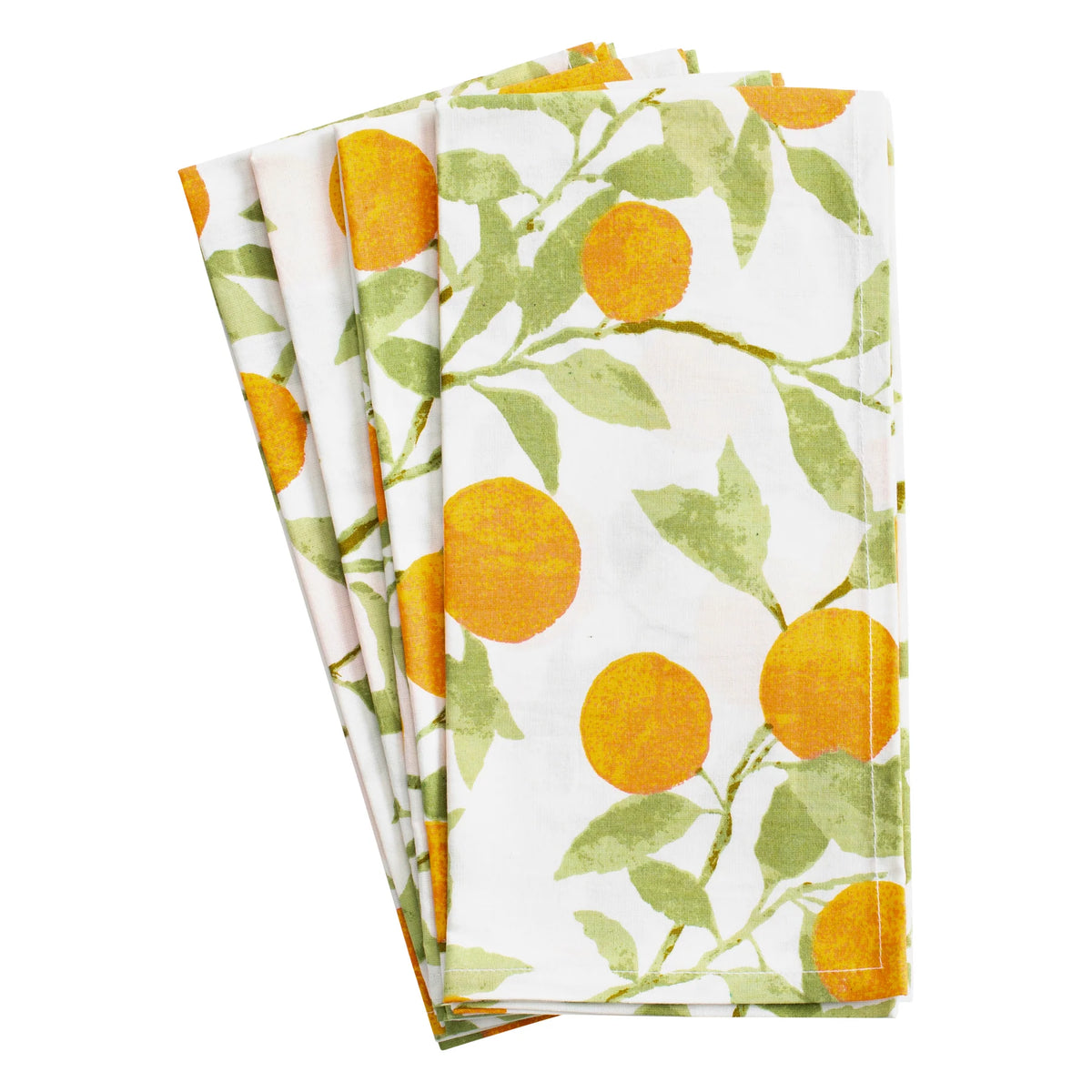 Katoenen servettenset Orange Grove