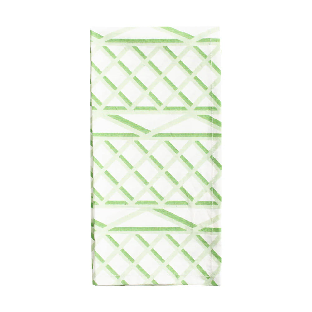 Katoenen servettenset Trellis