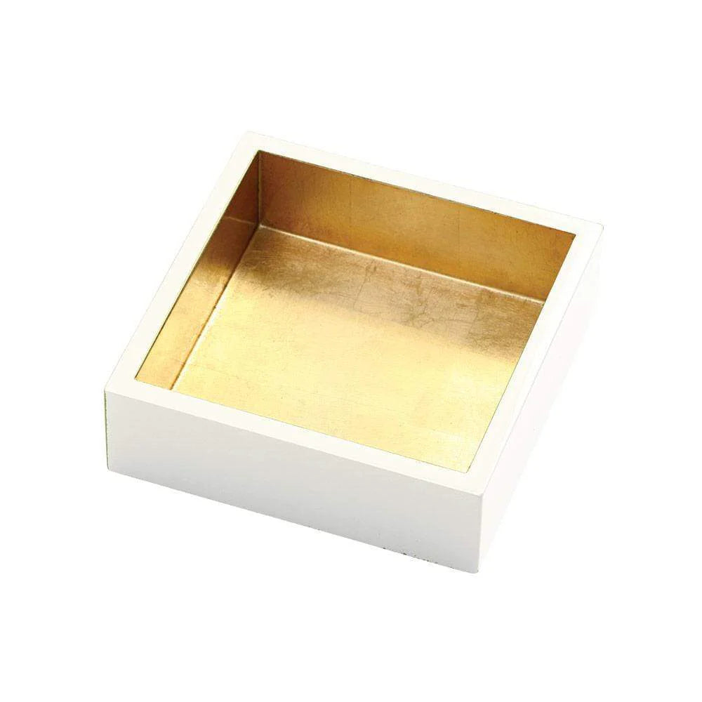 Servetten houder Wit goud