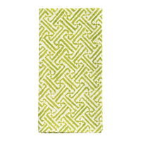 Katoenen servettenset Fretwork groen