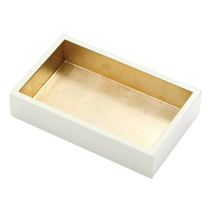 Servetten houder Wit goud